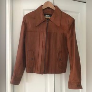 100%Genuine Leather Jacket - Retro /Vintage